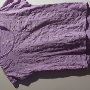 Kids Purple Peace Shirt